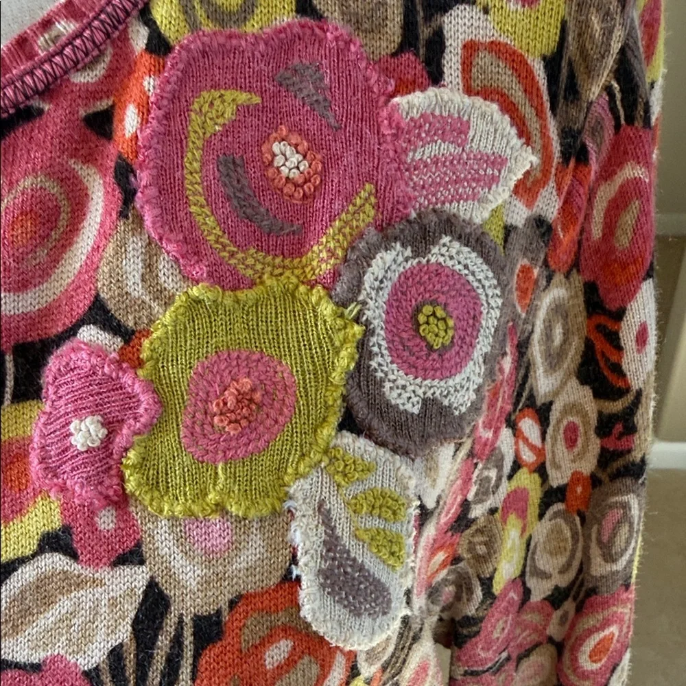 Sigrid Olsen Multicolor Floral Jacket - Picture 4 of 5
